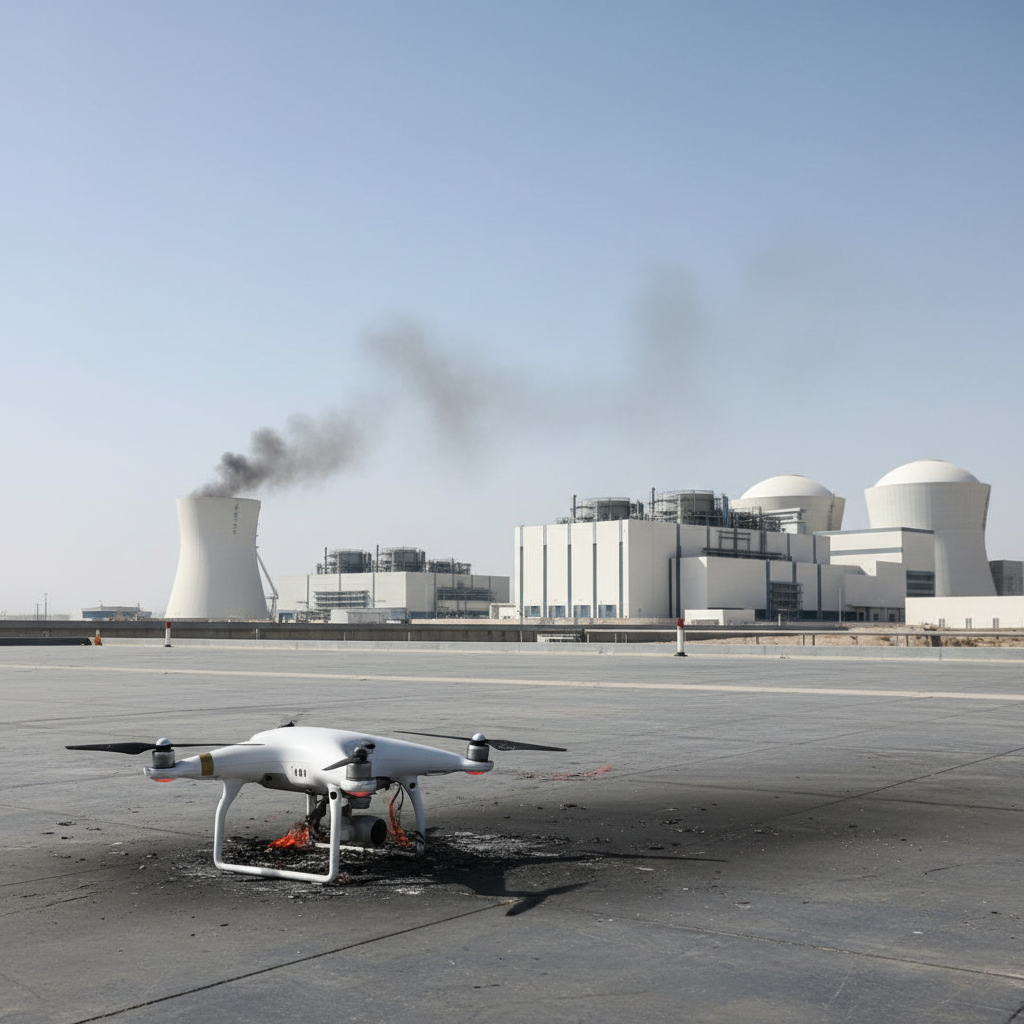 Incydent z Dronem w Barakah: Pożar bez Zagrożenia Radiacyjnego w Elektrowni Jądrowej ZEA